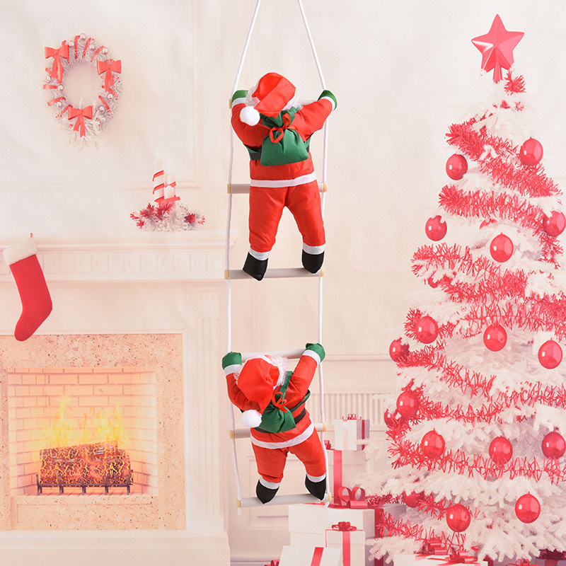 Santa Claus Ladder Hanging Doll Decoration Ornament Pendant For Christmas Tree Home Dropshipping FAS
Santa Claus Ladder Hanging Doll Decoration Ornament Pendant For Christmas Tree Home Dropshipping FAS