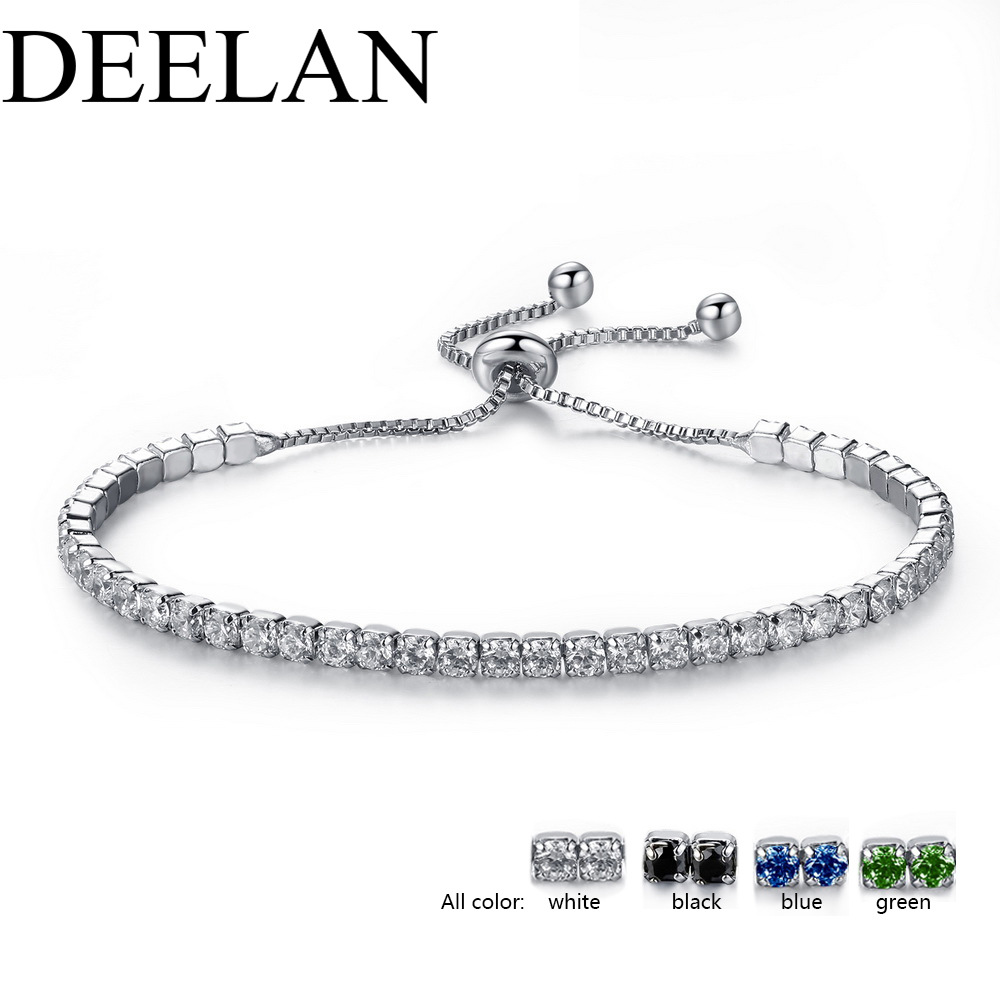 wholesale Fashion Women Rhinestone Cubic Zirconia Bracelet Fashion Adjustable Bangles Jewelry Nice Bracelet Gift Party Jewelry