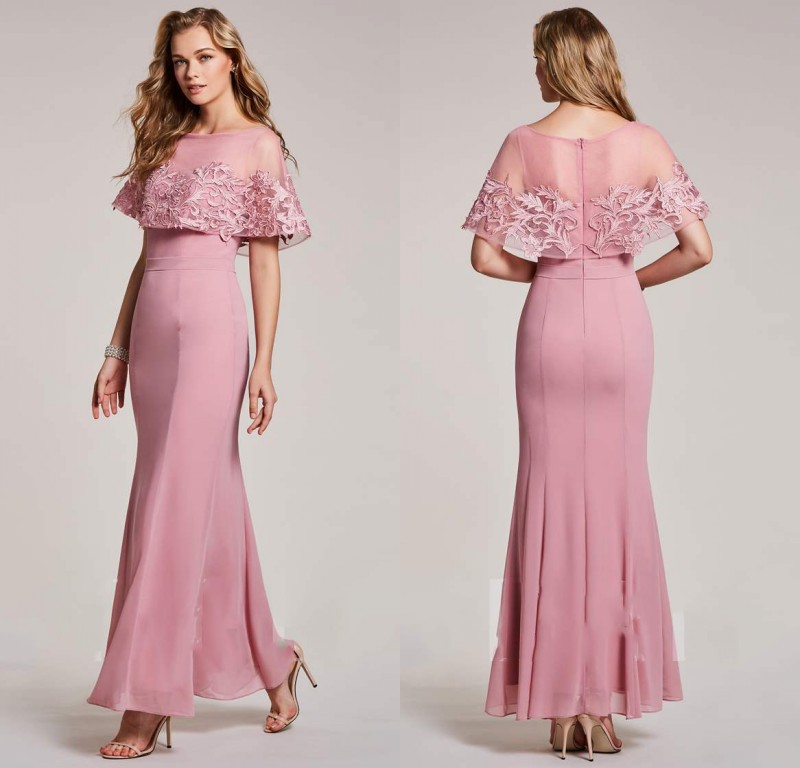 2020 Elegant Mermaid Evening Dresses Applique Chiffon Customized Prom Dress Ankle Length Cascading Skirt Formal Dresses, Orange 
2020 Elegant Mermaid Evening Dresses Applique Chiffon Customized Prom Dress Ankle Length Cascading Skirt Formal Dresses, Orange