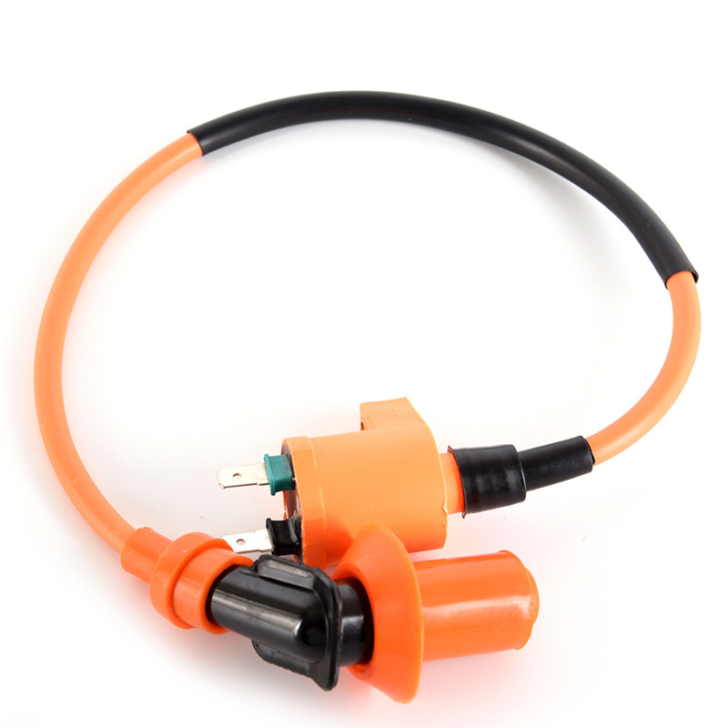 1Set Igniter For GY6 50cc-150cc 4-Stroke Engines ATV 6 Pin Male Plug Racing Ignition Coil+Spark Plug+CDI Box