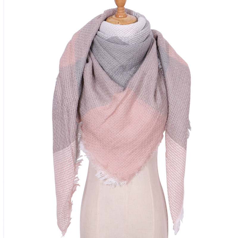 Winter Women Scarf Plaid Warm Cashmere Scarves Shawls Female Scarf Lady Blanket Wraps winter scarf
