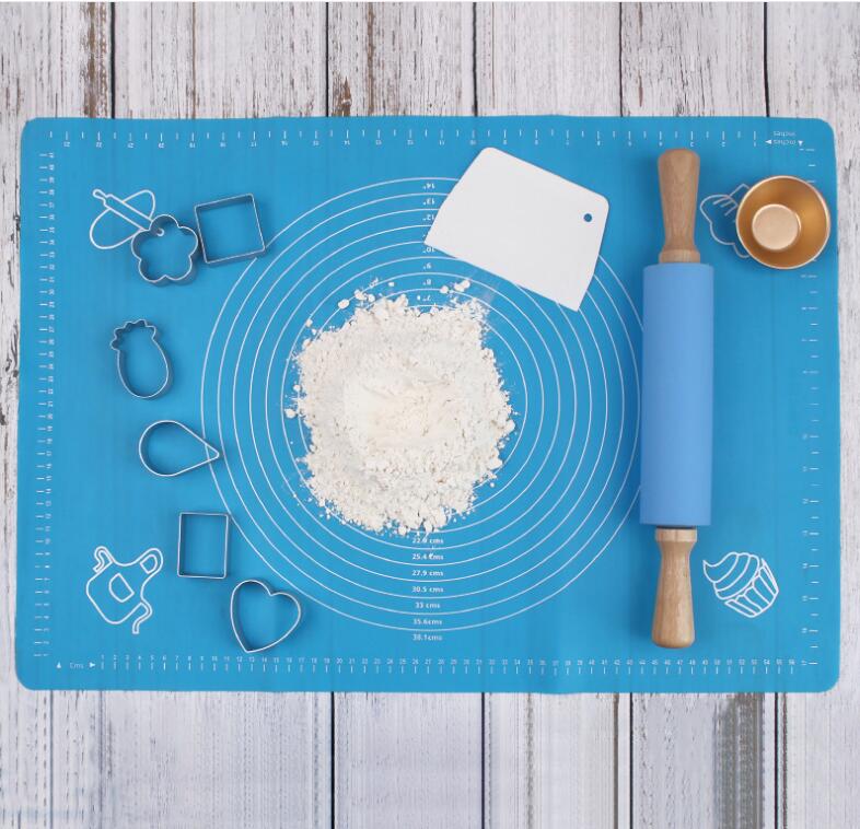 Silicone Baking Mat Dough Nonstick Baking Sheet Silicone Mat Sheet Multi Size Extra Large Baking Mats Kitchen Countertop Protector LSK197-2
Silicone Baking Mat Dough Nonstick Baking Sheet Silicone Mat Sheet Multi Size Extra Large Baking Mats Kitchen Countertop Protector LSK197-2