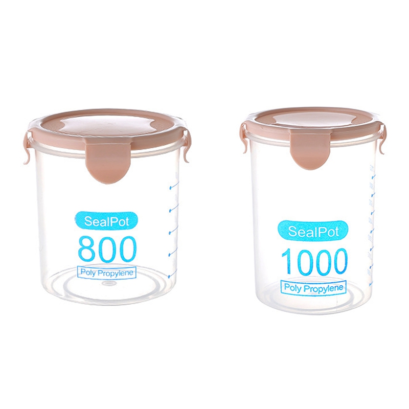 2 Pcs Kitchen Container Seal Pot Coffee Candy Storage Tank Plastic Cereals Box Cookie Canister Jars for Spices P
2 Pcs Kitchen Container Seal Pot Coffee Candy Storage Tank Plastic Cereals Box Cookie Canister Jars for Spices P