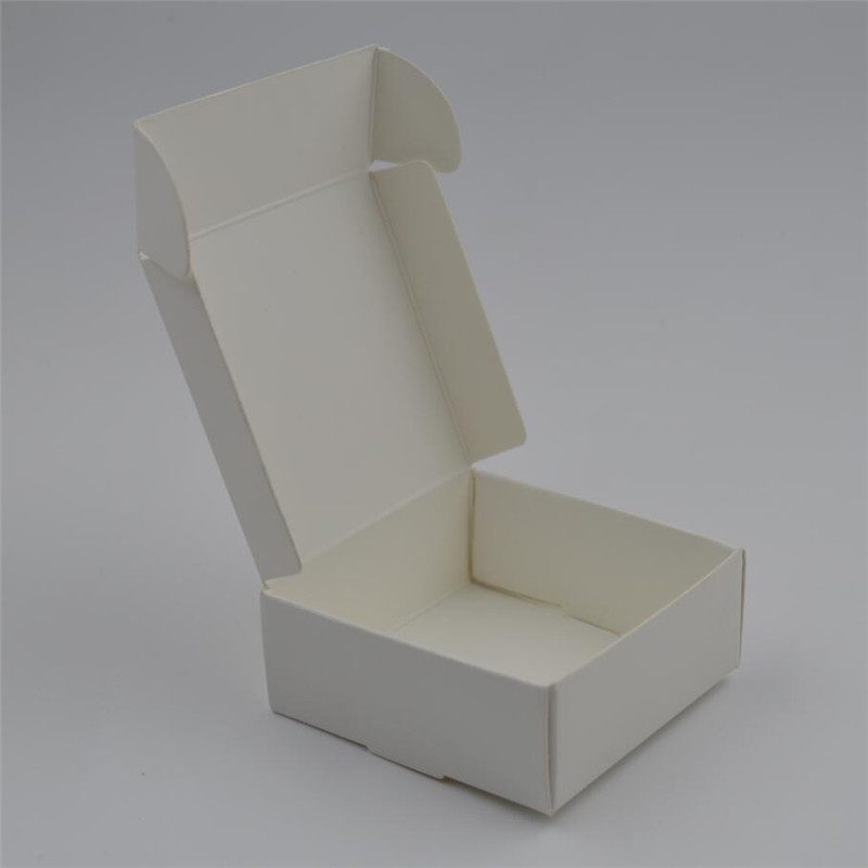 Small Gift Wrap box Kraft paper box,brown cardboard handmade soap white ,black packaging jewelry