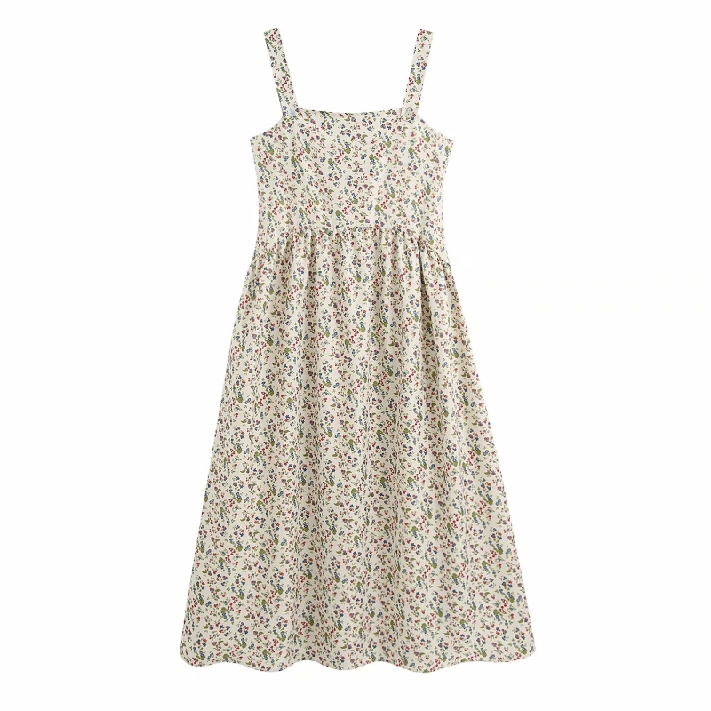 2020 Women prairie chic floral print sling Dress Female button spaghetti strap Pleats Vestidos Casual Slim Midi Dresses DS3724, As pic ds3724bb
2020 Women prairie chic floral print sling Dress Female button spaghetti strap Pleats Vestidos Casual Slim Midi Dresses DS3724, As pic ds3724bb