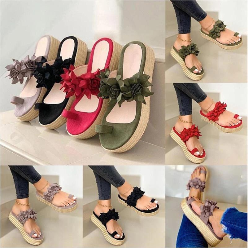 Women Summer Casual Daily Handmade Flower Slip On Platform Sandals Thick Bottom Slippers Female Beach Slides Girls, Black
Women Summer Casual Daily Handmade Flower Slip On Platform Sandals Thick Bottom Slippers Female Beach Slides Girls, Black