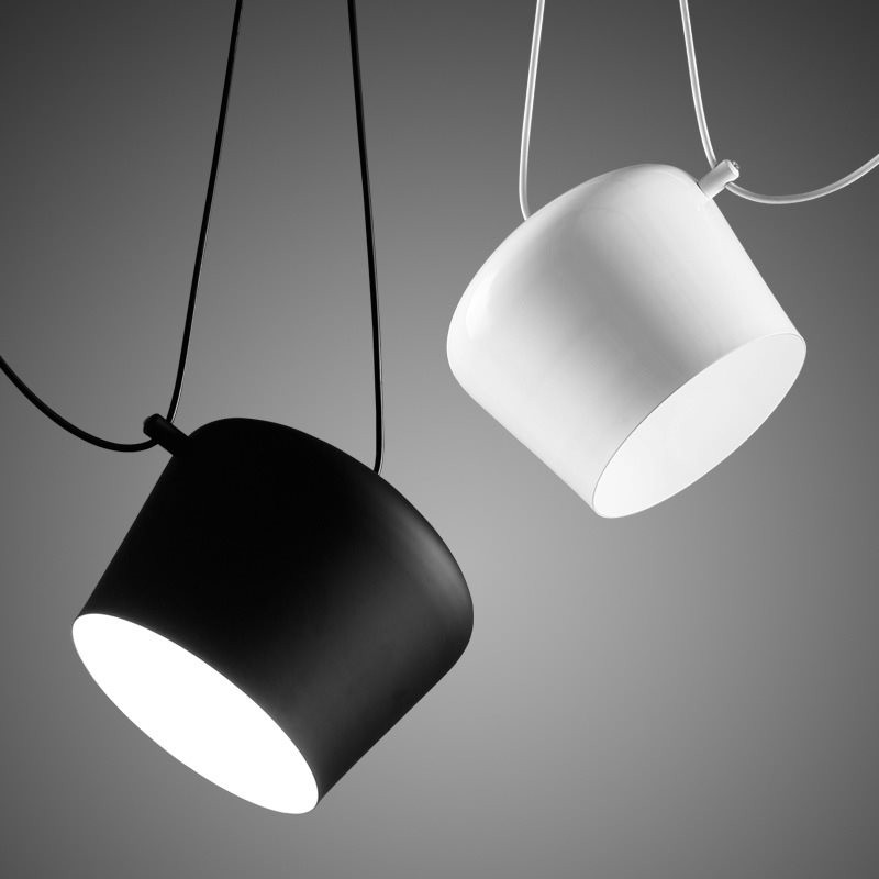 1/2/3/4/5 Heads DIY Drum Led Pendant Lamp For Restaurant Modern Clothing Store Window Industrial Pendant Light Indoor Lighting Fixture