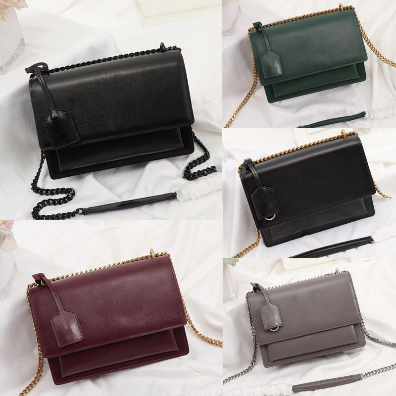 Luxury designer handbags Sunset women shoulder bags designer purse High quality real leather chain flap bag, Green
Luxury designer handbags Sunset women shoulder bags designer purse High quality real leather chain flap bag, Green
