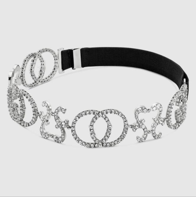 2021 Vintage chain satin headdress European and American letter G shiny rhinestone female headband hair accessory, Silver
2021 Vintage chain satin headdress European and American letter G shiny rhinestone female headband hair accessory, Silver