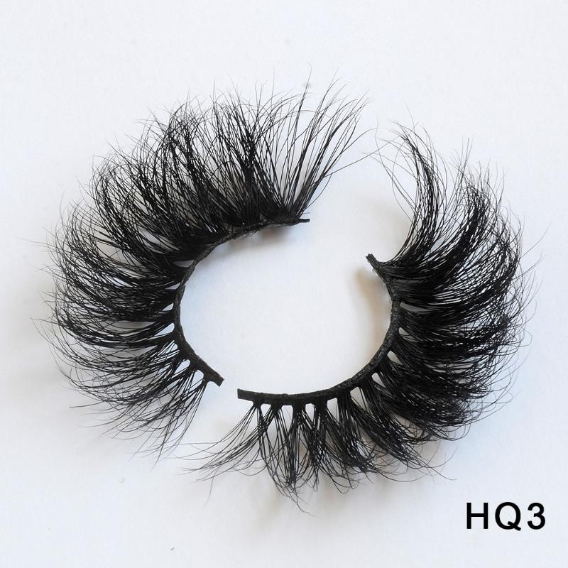 25mm 5d Mink Eyelashes Thick HandMade Full Strip Lashes Makeup Dramatic 3D Mink1