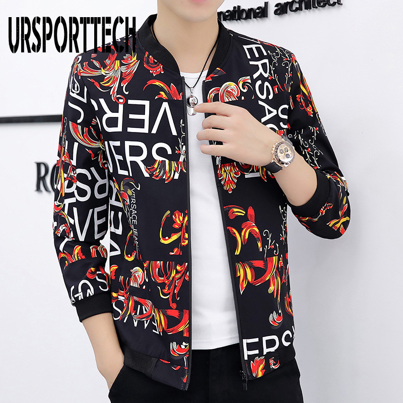 URSPORTTECH Printed Men Jackets Spring Bomber Jackets Male Streetwear Coats Men's Zipper Jacket Casual Streetwear Slim Fit Coat
URSPORTTECH Printed Men Jackets Spring Bomber Jackets Male Streetwear Coats Men's Zipper Jacket Casual Streetwear Slim Fit Coat