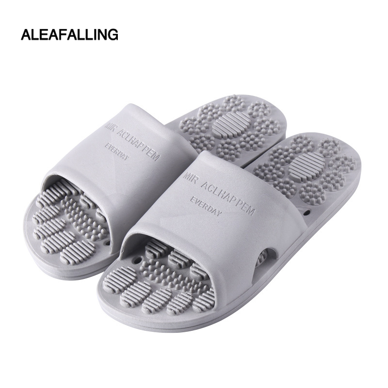 Aleafalling Four Seasons Men's Sandals Home Indoor Bath Bathroom Non-Slip Soft Bottom Leaking Slipper Massage Slippers 40-45, Black
Aleafalling Four Seasons Men's Sandals Home Indoor Bath Bathroom Non-Slip Soft Bottom Leaking Slipper Massage Slippers 40-45, Black