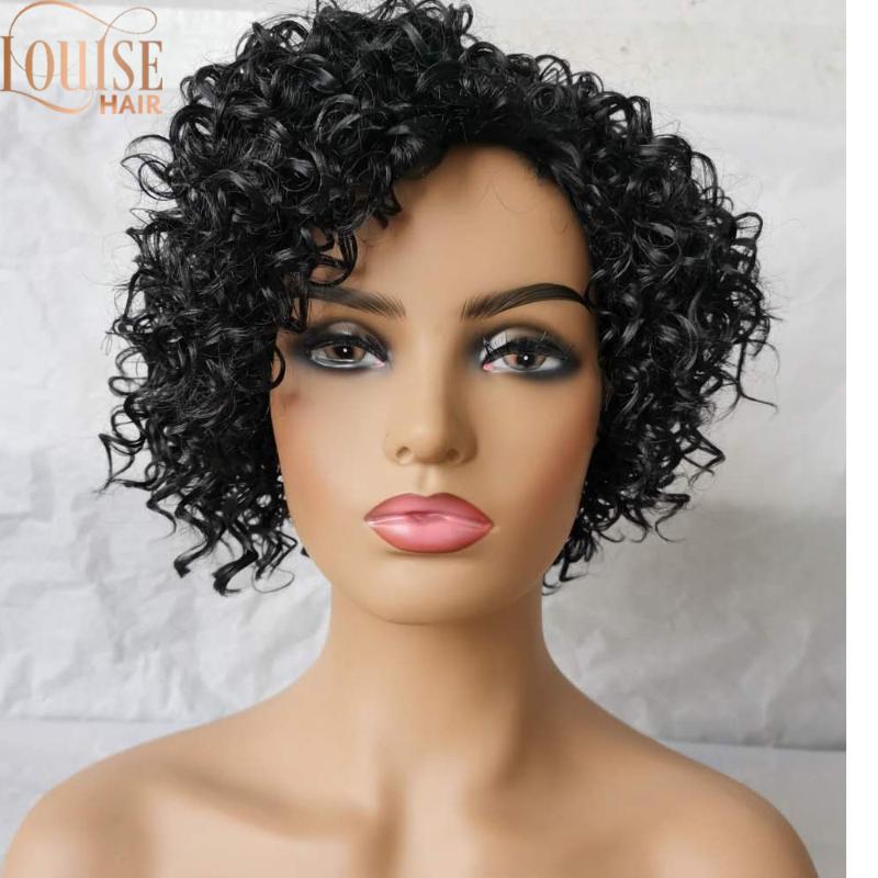 Louise HAIR Afro Kinky Curly Wig Brown and Black avaliable Synthetic Wig Natural Black Hair for Women Heat Resistant Hairs, Natural color
Louise HAIR Afro Kinky Curly Wig Brown and Black avaliable Synthetic Wig Natural Black Hair for Women Heat Resistant Hairs, Natural color