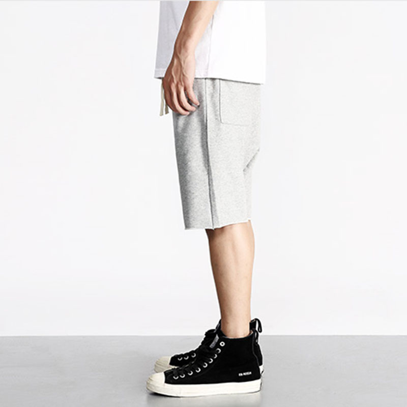 Hi-street Summer Mens Drop Crotch Shorts Baggy Loose Hip Hop Black Men Urban Clothes Joggers Harem Shorts With Zipper For Male