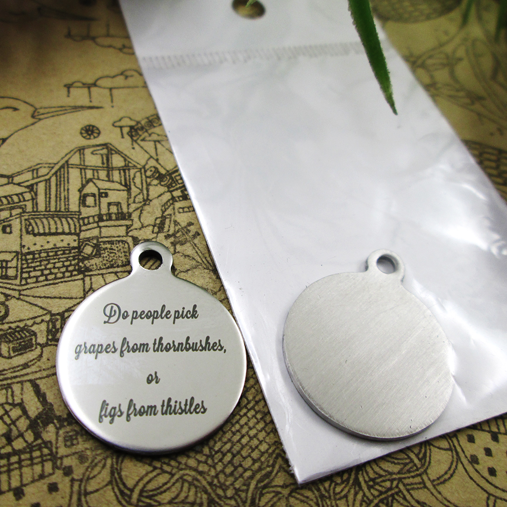 40pcs--"Do people pick grapes from thornbushes"stainless steel charms more style for choosing DIY Charms pendants for necklace
40pcs--"Do people pick grapes from thornbushes"stainless steel charms more style for choosing DIY Charms pendants for necklace