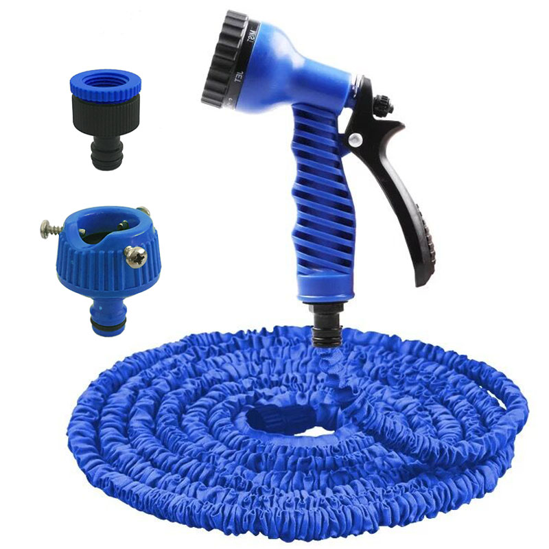 Garden Hose Flexible ThreeTime Expandable Outdoor Water Hose Reel Lightweight Water Spray Nozzles Gun Long Hos6806261