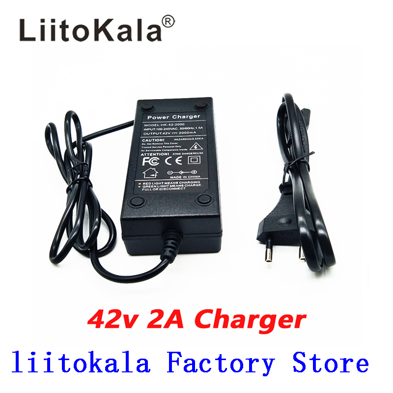 LiitoKala 36V 2A 18650 charger Output 42V 2A Charger Input Lithium Li-ion Li-poly Charger For 10Series 36V Electric Bike
LiitoKala 36V 2A 18650 charger Output 42V 2A Charger Input Lithium Li-ion Li-poly Charger For 10Series 36V Electric Bike