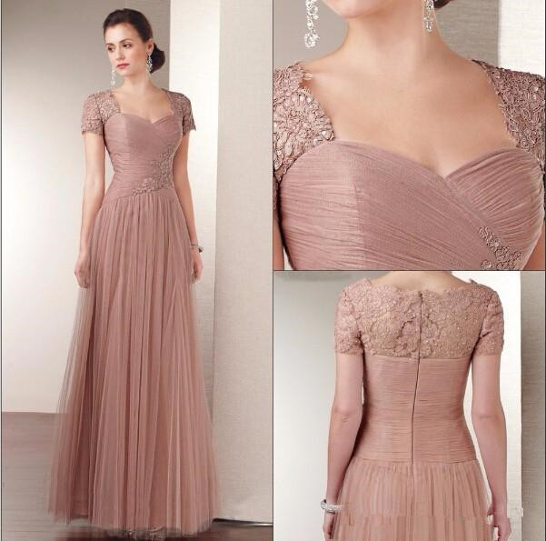 Short Sleeves Mother of the Bride Dresses Lace Zipper Back Prom Dresses Long Tulle A Line Party Gowns, Black;red
Short Sleeves Mother of the Bride Dresses Lace Zipper Back Prom Dresses Long Tulle A Line Party Gowns, Black;red