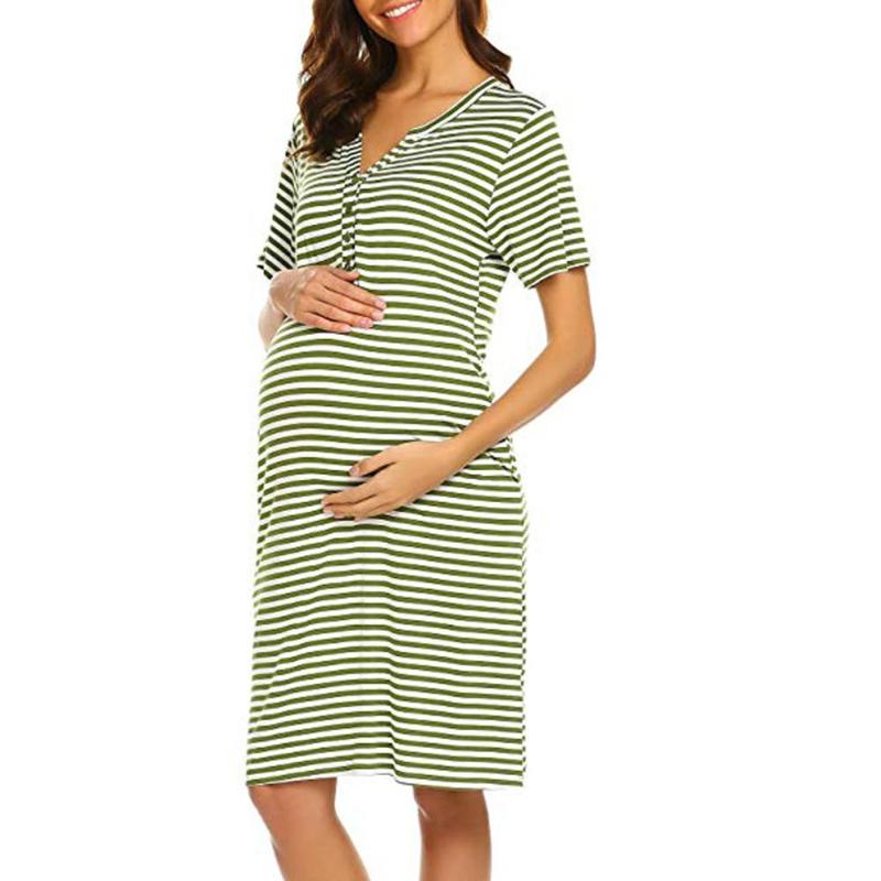 Summer explosion models comfortable ladies hot new cool fashion women big belly maternity dress striped maternity dress, Black
Summer explosion models comfortable ladies hot new cool fashion women big belly maternity dress striped maternity dress, Black