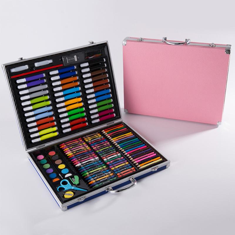 150pcs Art School Colored Pencils Aluminum Box Painting Set Children Birthday Gift Supplies Student Tools Watercolor Brush
150pcs Art School Colored Pencils Aluminum Box Painting Set Children Birthday Gift Supplies Student Tools Watercolor Brush