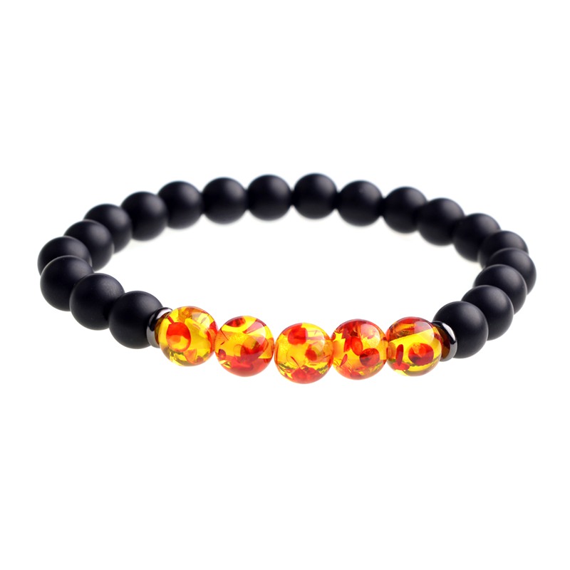 Natural stone bracelet men and women cure Aura gem fashion popular designer bracelet gift birthday