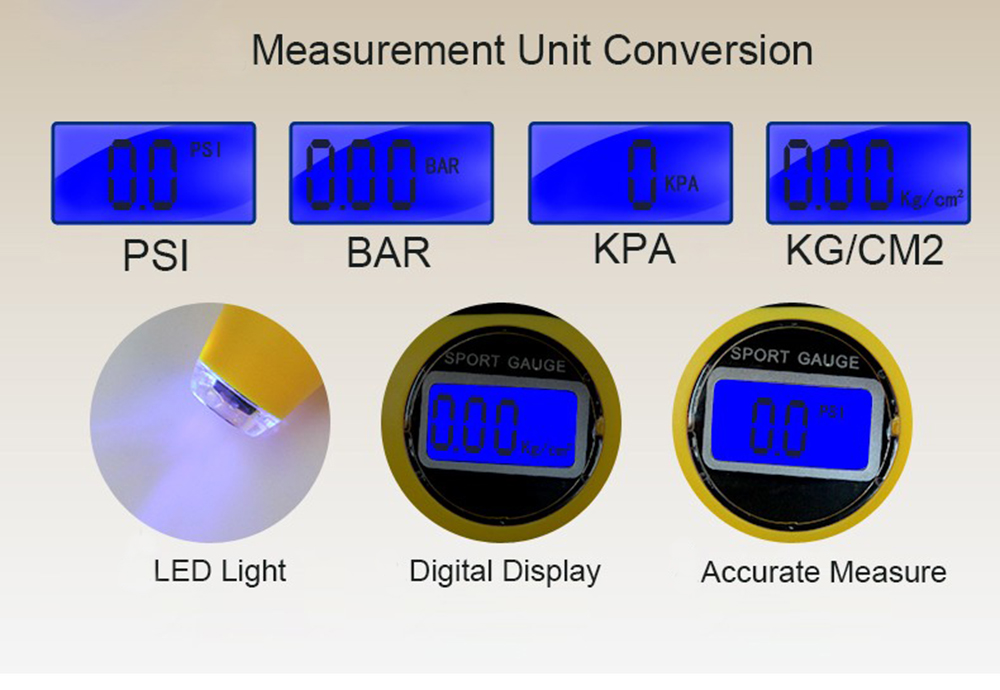 Update Auto Tester Digital LCD Tire Tyre Pressure Gauge Meter Manometer Barometers Diagnostic Tool For Car Motorcycle