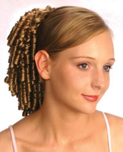 Small spiral curls curly hair ponytail hairpiece drawstring human hair clip in 140g ponytail hair extension