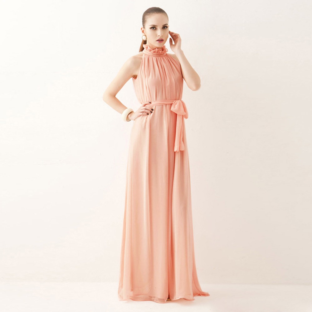 4 Colors Summer Chiffon Maternity Pregnant Women Pregnancy Female Clothing Long Dresses Beach Dressing Clothes Solid Sleeveless