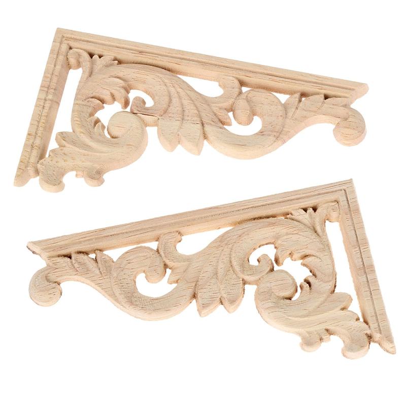 HOT SALE 2pcs left+right(each 1pcs) Vintage Wooden Carved Corner Onlay Furniture Wall Decor Unpainted Frame Applique
HOT SALE 2pcs left+right(each 1pcs) Vintage Wooden Carved Corner Onlay Furniture Wall Decor Unpainted Frame Applique