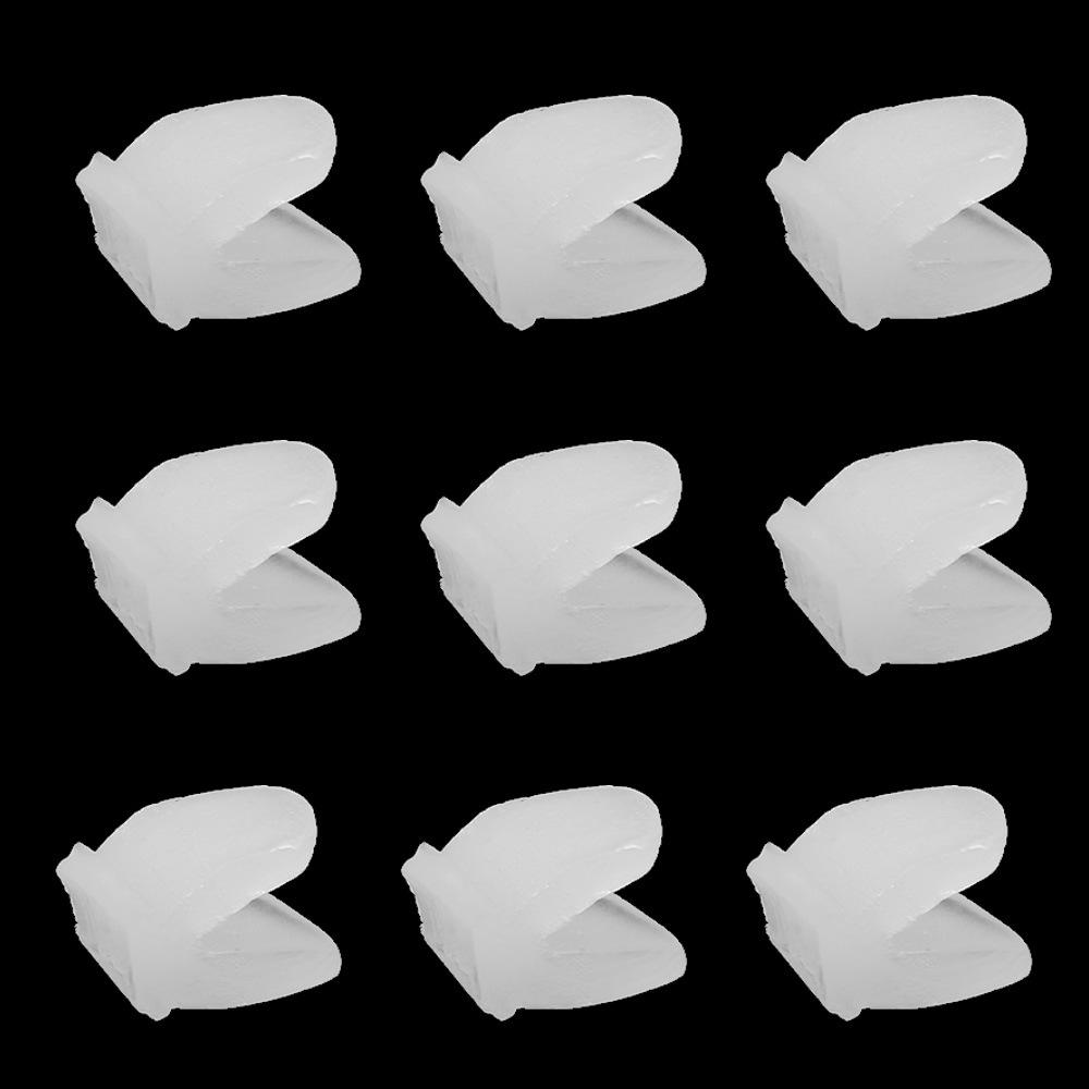 Hip Hop Food Level Grillz Silicone Wax Jewelry Findings Components Tooth Cap Dental Teeth Grills White Sticking Bar for Braces for Sale Wholesale