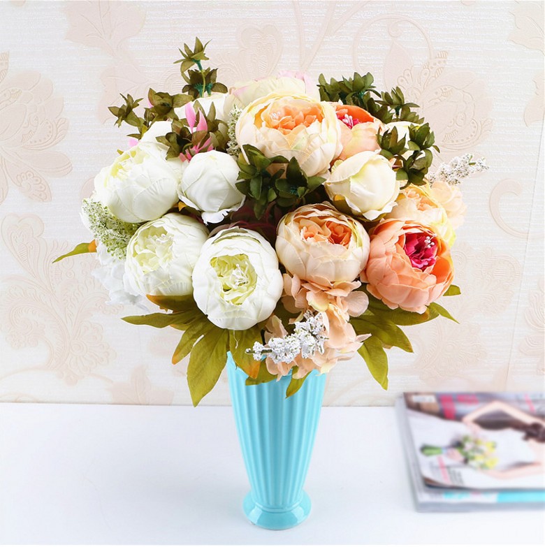 European Style Fake Artificial Peony Silk Decorative Party Flowers For Home Hotel Wedding Office Garden Decor Rose Flowers, Please choose
European Style Fake Artificial Peony Silk Decorative Party Flowers For Home Hotel Wedding Office Garden Decor Rose Flowers, Please choose