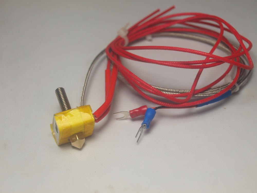 Freeshipping Reprap 3D printer spare parts K type thermocouple Metal DIY Hot End for Prusa i3 3D Printer 1.75mm Filament 0.4mm Nozzle
Freeshipping Reprap 3D printer spare parts K type thermocouple Metal DIY Hot End for Prusa i3 3D Printer 1.75mm Filament 0.4mm Nozzle