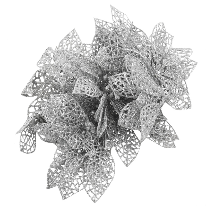 10pcs Christmas decoration 13 cm Christmas ornaments glitter flower flowers tree Wreath wreaths de
10pcs Christmas decoration 13 cm Christmas ornaments glitter flower flowers tree Wreath wreaths de