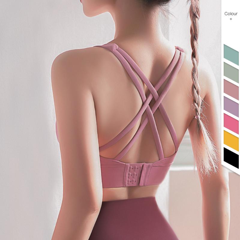 Uncle Nut Back Cross Gym Sports Bra Women Yoga Bras Shockproof Fitness Crop Top Detachable Padded Push Up Brassiere Activewear, Black 
Uncle Nut Back Cross Gym Sports Bra Women Yoga Bras Shockproof Fitness Crop Top Detachable Padded Push Up Brassiere Activewear, Black