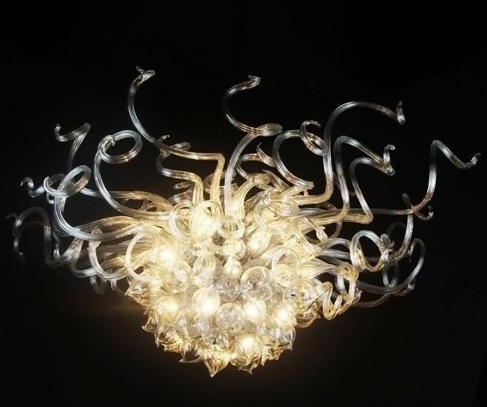 Lamps 100% Mouth Blown Borosilicate Glass Art Decorative Crystal Chandeliers Home Decoration Murano Clear LED Chandelier
Lamps 100% Mouth Blown Borosilicate Glass Art Decorative Crystal Chandeliers Home Decoration Murano Clear LED Chandelier