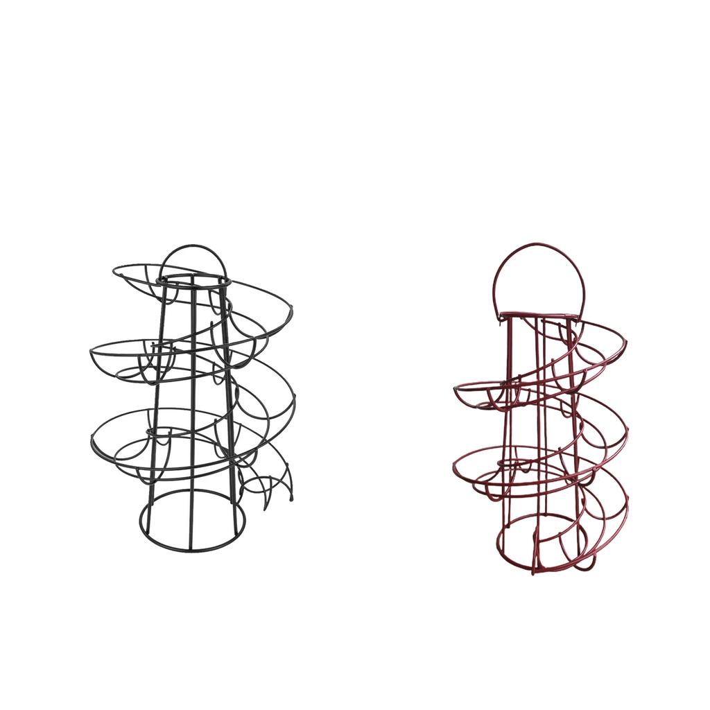 2pcs modern iron egg holder roller rack dispenser space saver up to 24 eggs 
2pcs modern iron egg holder roller rack dispenser space saver up to 24 eggs