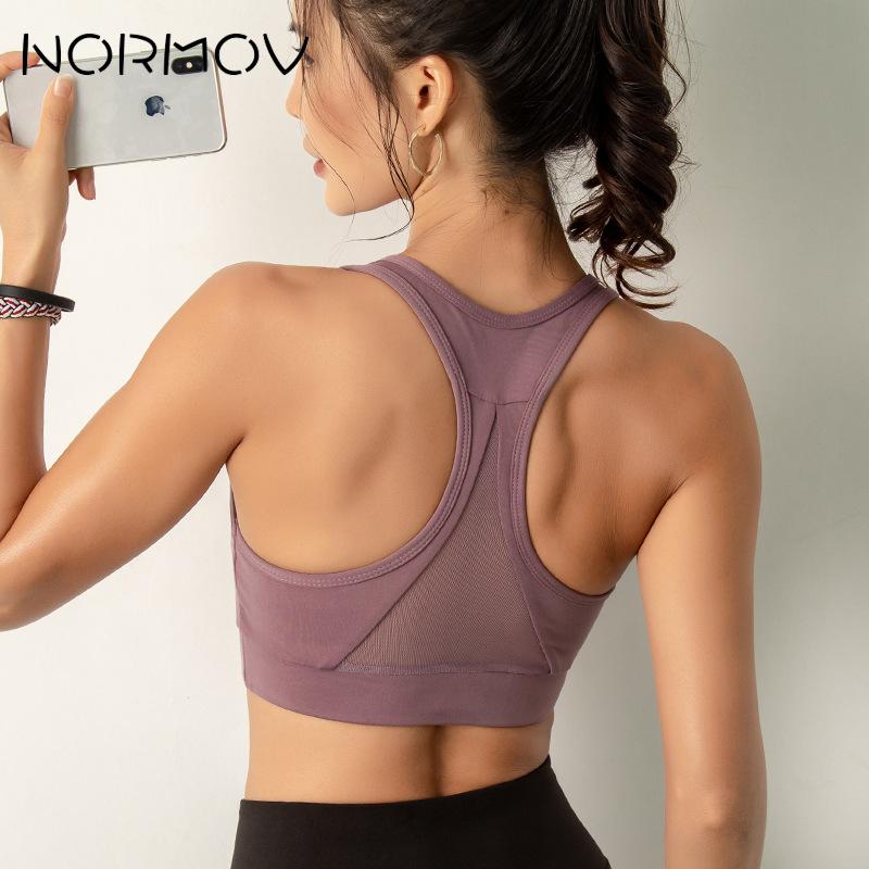 NORMOV Yoga Bra Sports Workout GYM Bras Mesh Breathable Crop Top Solid Quick-drying Vest Running Sports High Impact Activewear, Black
NORMOV Yoga Bra Sports Workout GYM Bras Mesh Breathable Crop Top Solid Quick-drying Vest Running Sports High Impact Activewear, Black