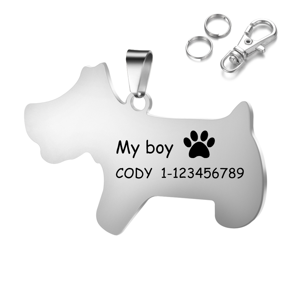 Free Engraving Pet Dog Name Phone Number Key Chain Dog Tags Custom Customized Tag Keychain Jewelry SL-045
Free Engraving Pet Dog Name Phone Number Key Chain Dog Tags Custom Customized Tag Keychain Jewelry SL-045