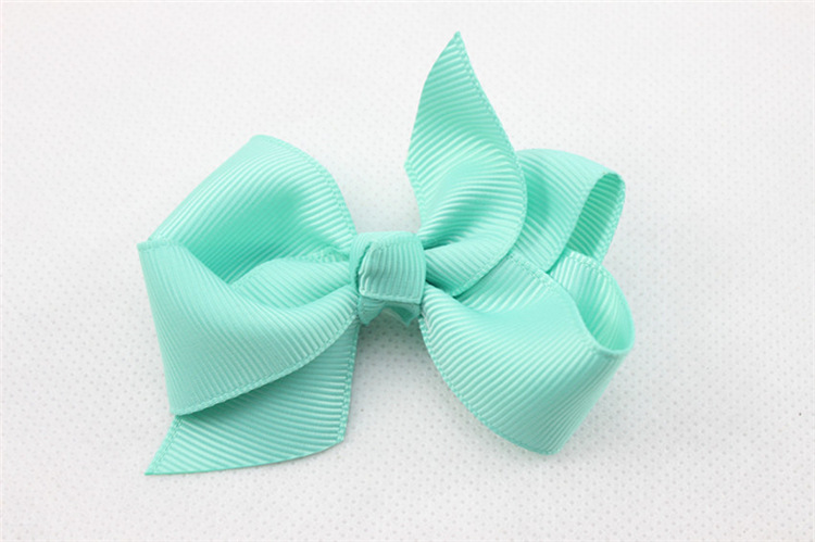 Grosgrain Ribbon Hair Bows Clips Flower Double plug Clips hairpin Baby Girl Bowknot Elastic Bobbles Hair band Accessories Kids HD3201