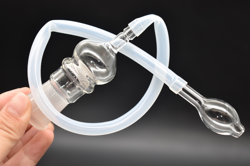 Newest quality heady 18mm female Glass Vapor Whip Adapter 90 Degree Large L adapter with screen and Hose for Whip Aromatherapy Vape
Newest quality heady 18mm female Glass Vapor Whip Adapter 90 Degree Large L adapter with screen and Hose for Whip Aromatherapy Vape