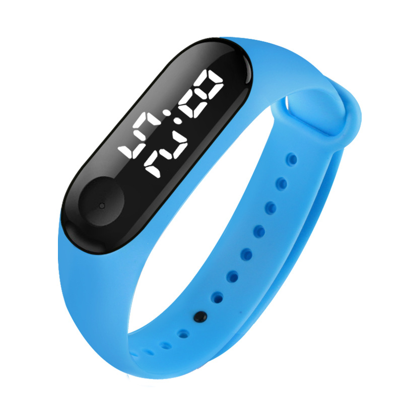 Trend watch female student electronic watch touch screen waterproof watch male simple junior high school student led bracelet