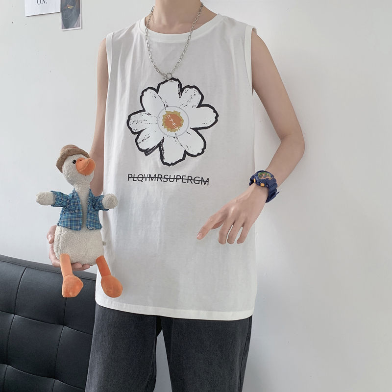 2020 New Summer Korean Trend Couple Harajuku Loose And Fresh Japanese Large Size Casual Printing Sports Cotton Vest, White
2020 New Summer Korean Trend Couple Harajuku Loose And Fresh Japanese Large Size Casual Printing Sports Cotton Vest, White