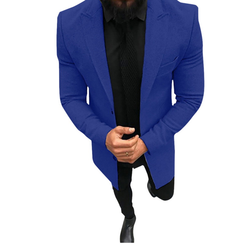 Solid Long Overcoat Spring New Business Gentleman Trench Coat Men Brand Fashion Casual Long Sleeve Windbreaker Formal Jacket, Black
Solid Long Overcoat Spring New Business Gentleman Trench Coat Men Brand Fashion Casual Long Sleeve Windbreaker Formal Jacket, Black