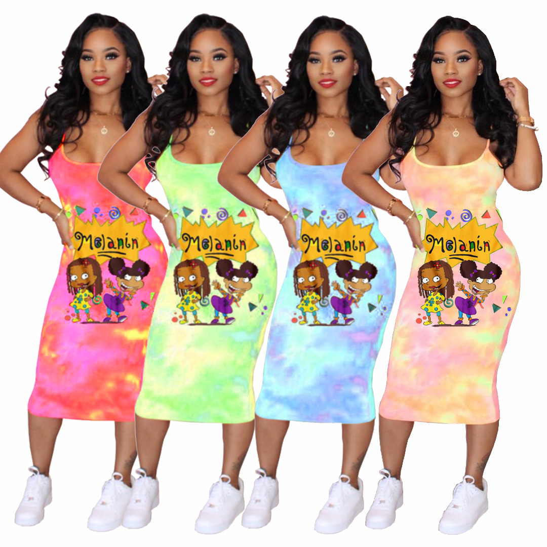 womens maxi dresses fashion tie-dyed cartoon suspender skirt designer t shirts dresses ladies casual dresses summer clothesS-3XL, 3 #fluorescence green
womens maxi dresses fashion tie-dyed cartoon suspender skirt designer t shirts dresses ladies casual dresses summer clothesS-3XL, 3 #fluorescence green