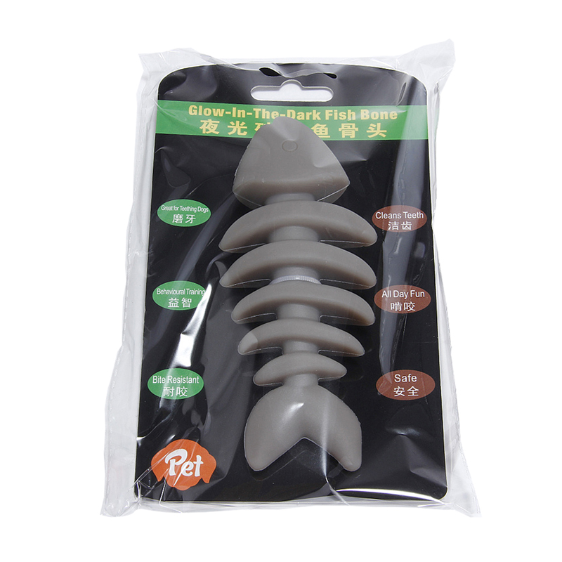 1PCS Fish Bone Shape Rubber Toy Glow in the Dark Dog Toys Pet Silicone Bite Resistant Toys Dog Teething Toys
1PCS Fish Bone Shape Rubber Toy Glow in the Dark Dog Toys Pet Silicone Bite Resistant Toys Dog Teething Toys