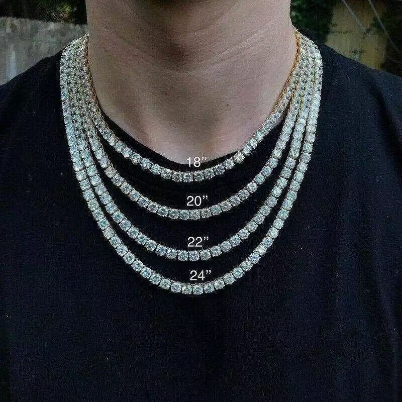 Iced Out Chains Jewelry Diamond Tennis Chain Mens Hip Hop Jewelry Necklace 3mm 4mm Silver Gold Chain Necklaces Gift, Black
Iced Out Chains Jewelry Diamond Tennis Chain Mens Hip Hop Jewelry Necklace 3mm 4mm Silver Gold Chain Necklaces Gift, Black