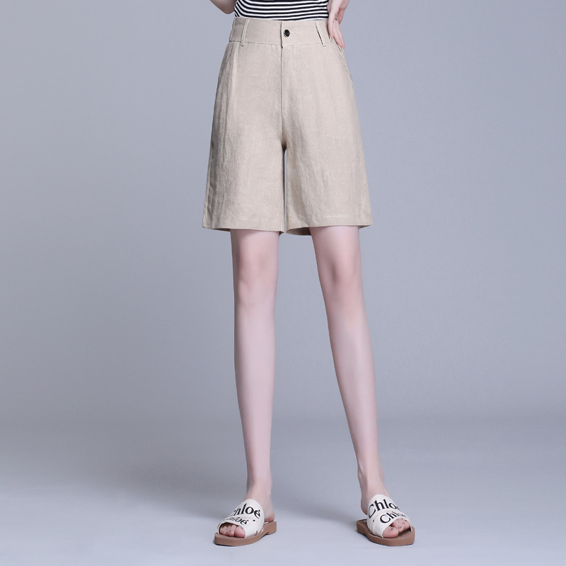 Linen Wide Leg Shorts Women Summer Plus Size High Waist Loose Casual Straight Short Pants Office Lady Soft Thin Elegant Shorts, Beige
Linen Wide Leg Shorts Women Summer Plus Size High Waist Loose Casual Straight Short Pants Office Lady Soft Thin Elegant Shorts, Beige