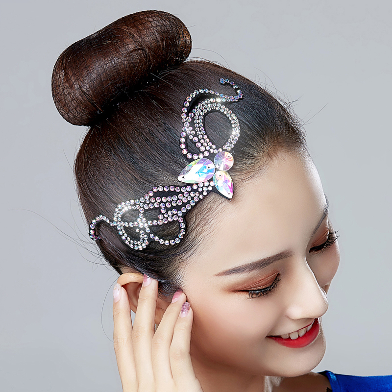 Stage Wear Latin Dance Accessories Women Colorful Crystal Rhinestones Hair Girls Competition Performance Dancewear DNV11220, As picture
Stage Wear Latin Dance Accessories Women Colorful Crystal Rhinestones Hair Girls Competition Performance Dancewear DNV11220, As picture