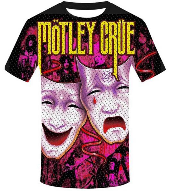 Motley Crue 3D Printed Casual Short Sleeves T-shirts for Women/Men, White;black
Motley Crue 3D Printed Casual Short Sleeves T-shirts for Women/Men, White;black