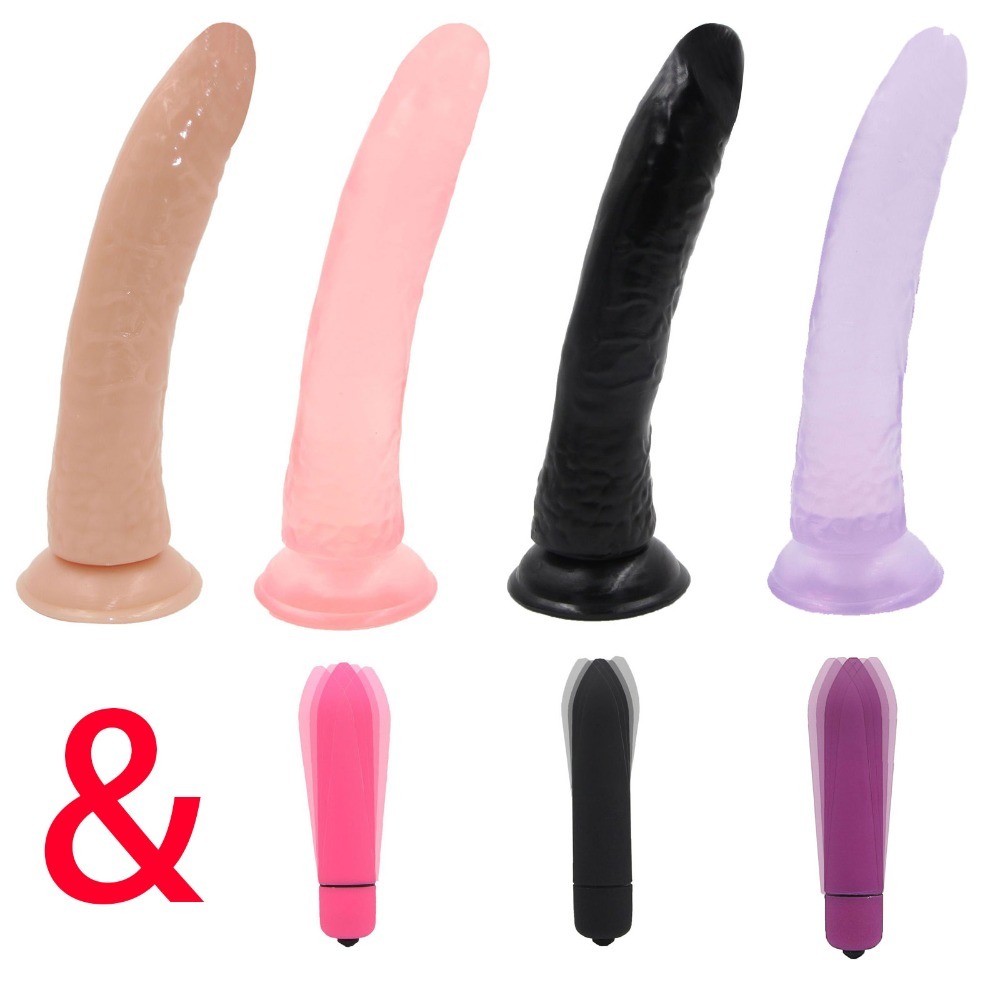 YEMA 4 couleurs godovibrators pour femmes Penis réaliste Penis anal dildo vibrateur sexe jouet pour femme fiche fiche adulte jouets érotiques Y20